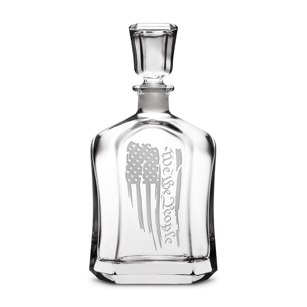 We The People Flag Refillable Capital Decanter, 750mL Integrity Bottles -  Get the Look for the Lower Cost